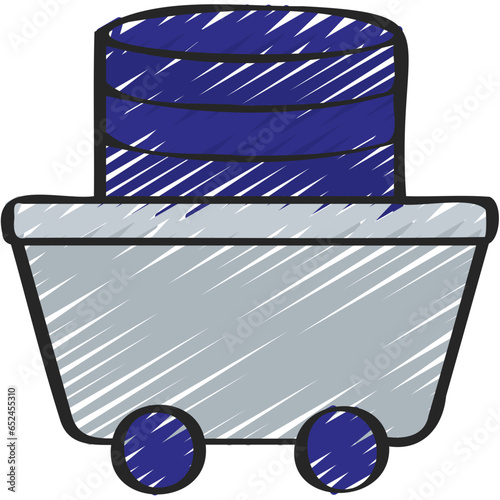 Data Mining Cart Icon