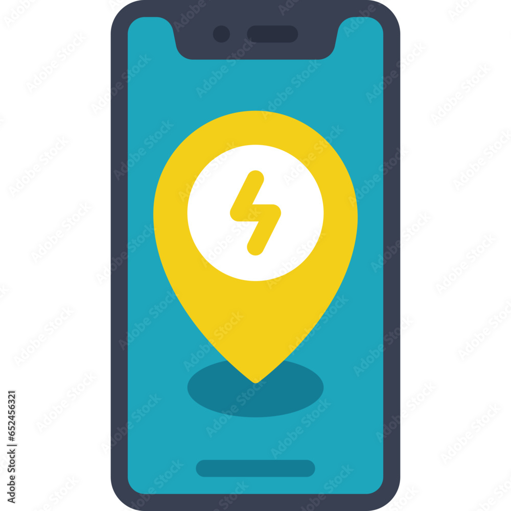 Charger Location Mobile Icon Charger Location Mobile Icon