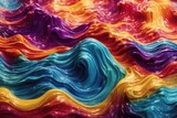 colorful abstract background with blue and pink waves