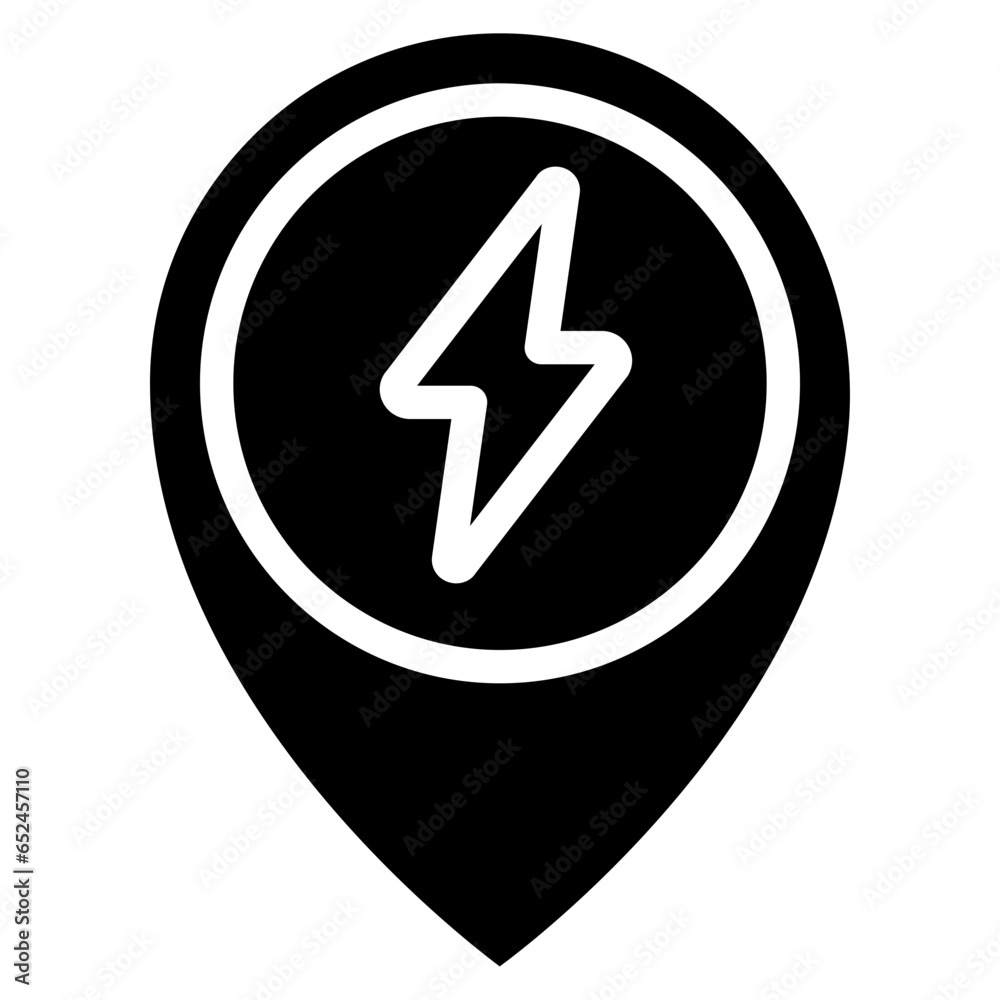 Charging Location Icon Charging Location Icon