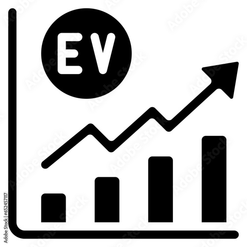 EV Market Increase Icon