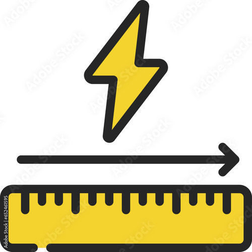Electric Range Icon