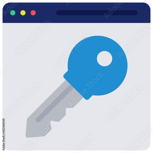 Website Key Icon