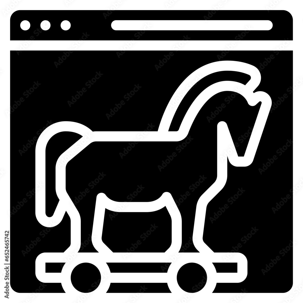 Trojan Horse Website Icon