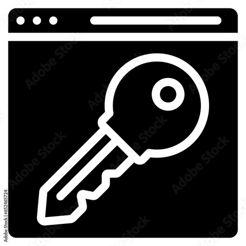 Website Key Icon
