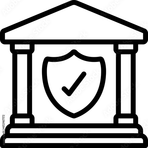 Bank Security Shield Icon