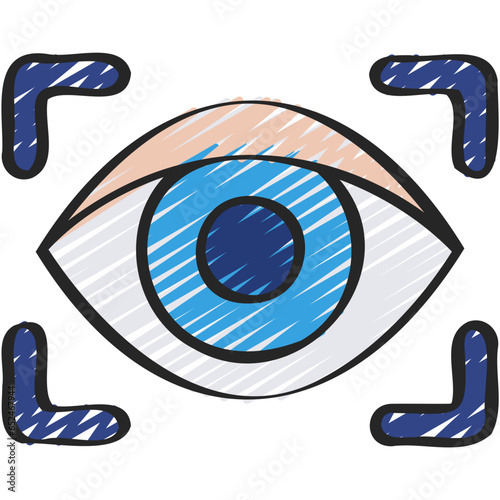 Eye Scanning Icon