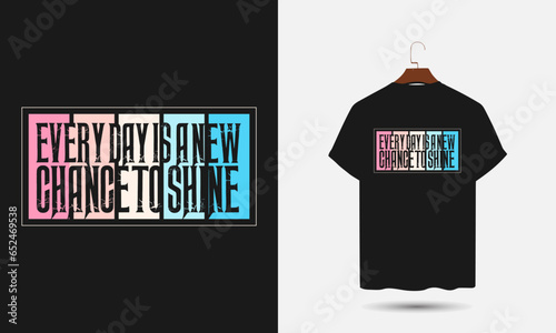 Inspiring typography t-shirt design