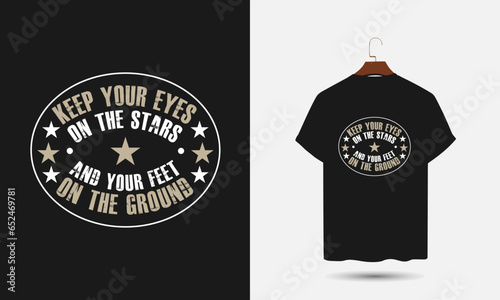 Inspiring typography t-shirt design