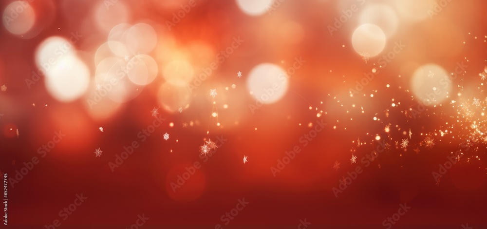 A vibrant red and gold abstract background with a blurred effect