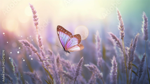 Butterfly in the lavender field © MrAdobe