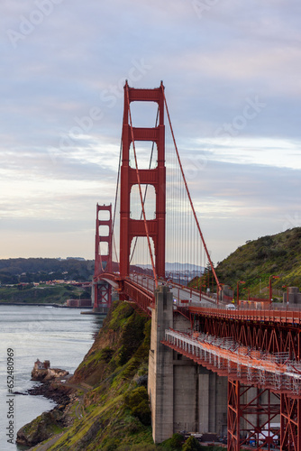 Frontansicht der Golden Gate Bridge