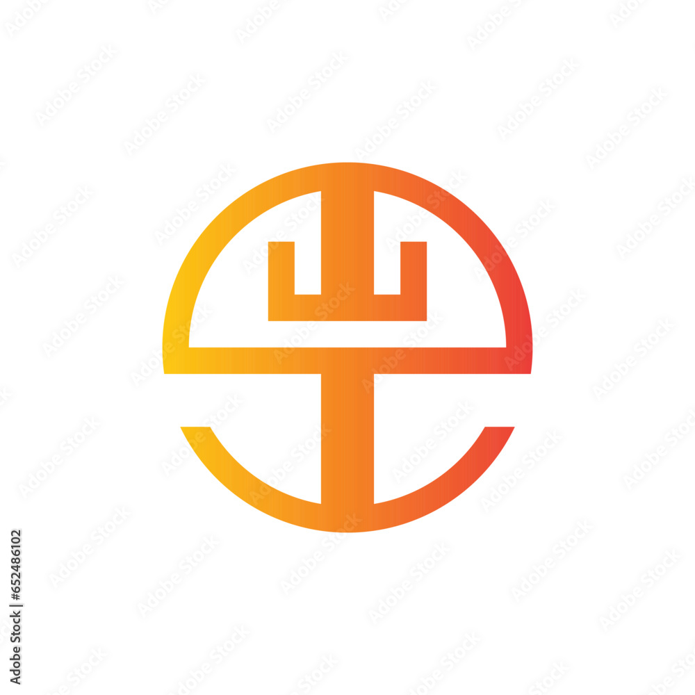 Minimalist logo design element Minimalist logo design element