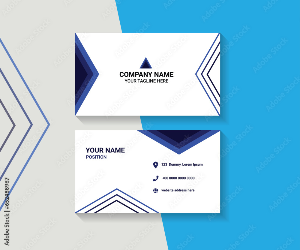Simple business card design for your company. Simple business card design for your company.