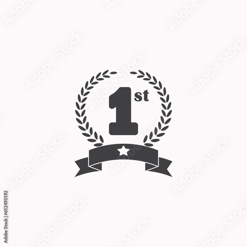 first place logo medal, which looks very elegant and dignified