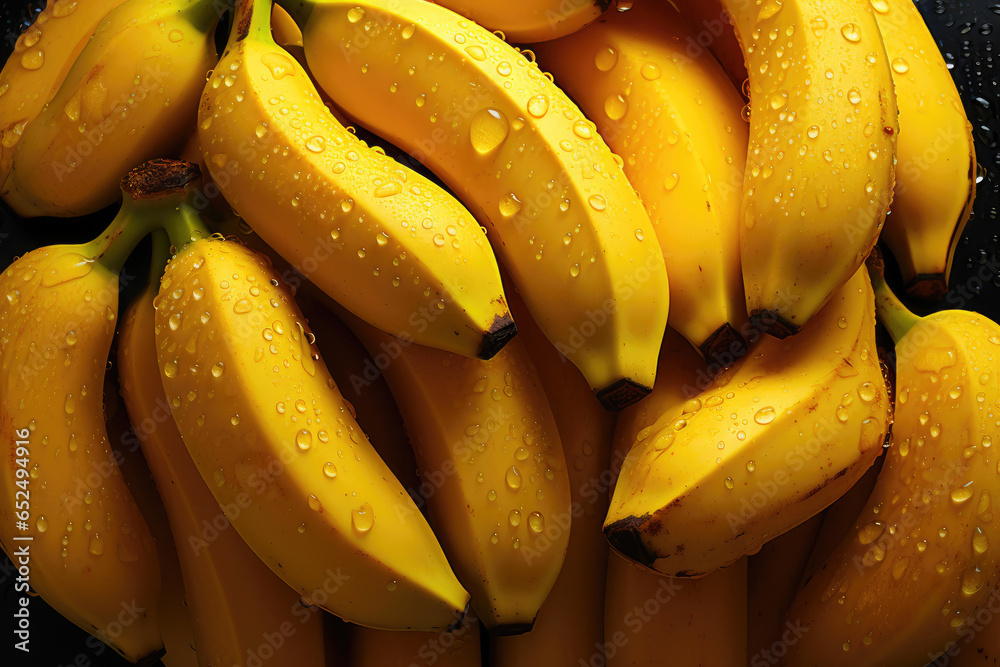 Vibrant Banana Texture: Seamless Fruity Backdrop