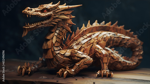 According to the Chinese calendar, New Year 2024 is under the auspices of the Wood Dragon © Kateryna Kordubailo