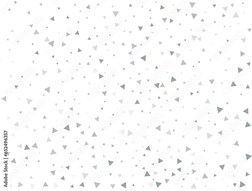 Christmas Silver Triangular Confetti Christmas Silver Triangular Confetti