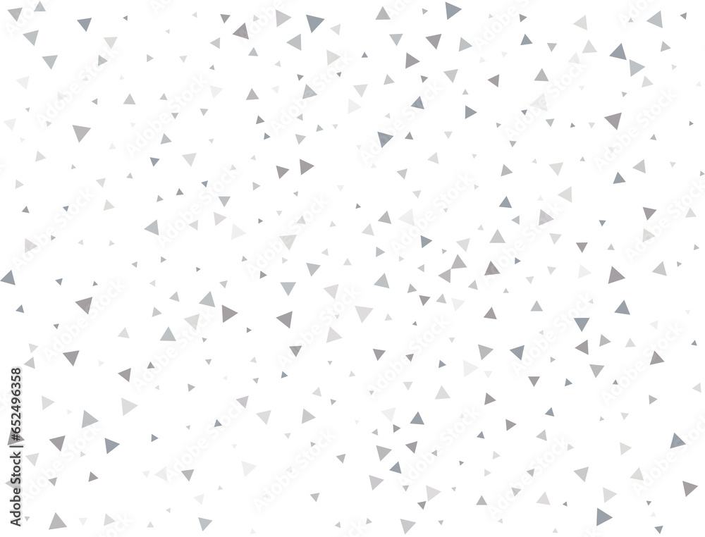 Christmas Silver Triangular Confetti Christmas Silver Triangular Confetti