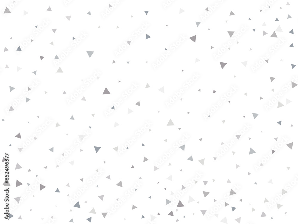 Christmas Silver Triangular Confetti Christmas Silver Triangular Confetti