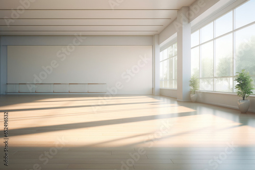 Spacious Gym for Mindful Exercise