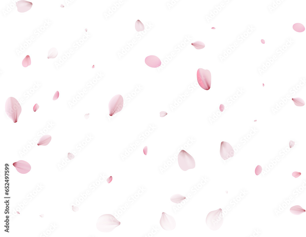 Realistic Sakura Petals.