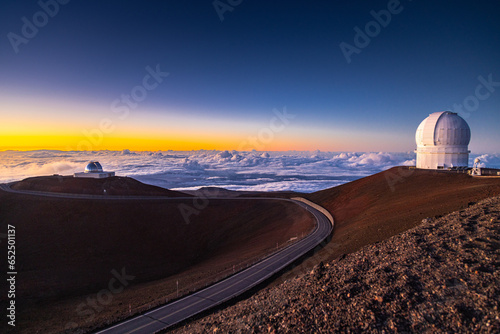telescope on the desert