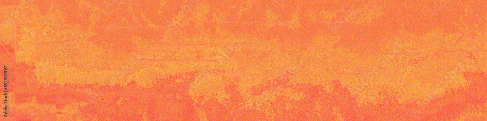 Orange abstract panorama background with copy space for text or image, Usable for banner, poster, cover, Ad, events, party, sale,  and various design works