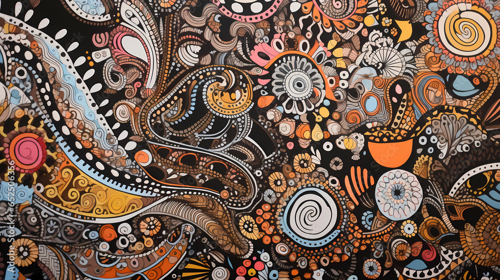 Beautiful multi-colored pattern, top view. Beautiful multi-colored pattern, top view.