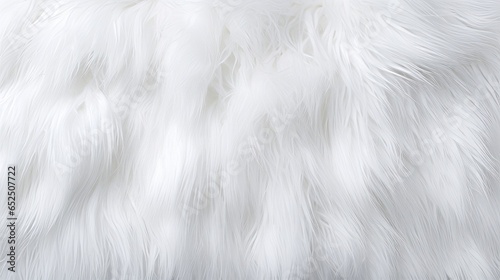 white fur background.