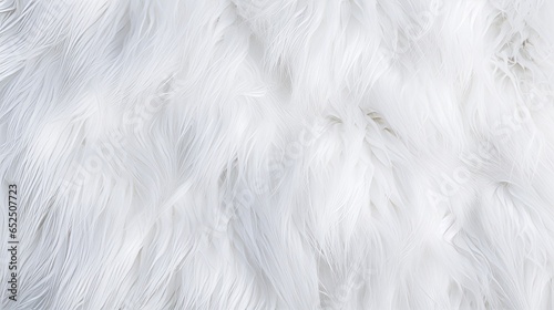 white fur background. photo