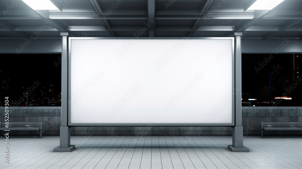 billboard on the street, mock up for advertising, poster or banner billboard on the street, mock up for advertising, poster or banner