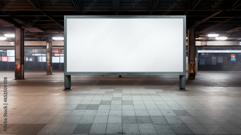 billboard on the street, mock up for advertising, poster or banner billboard on the street, mock up for advertising, poster or banner