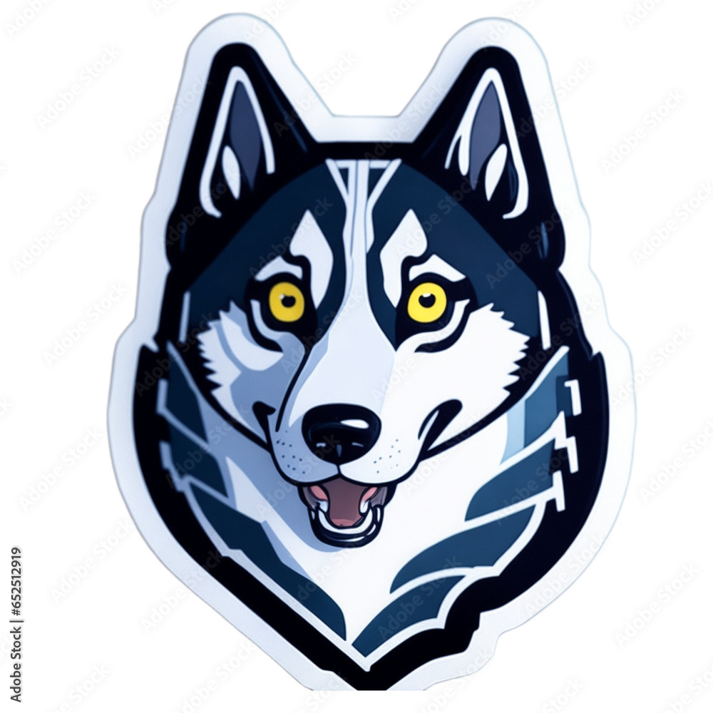 Siberian Husky Cartoon Illustration PNG Image Siberian Husky Cartoon Illustration PNG Image