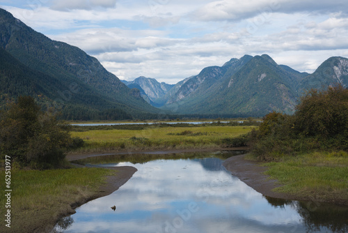 Beautiful Calm Lake in the Mountains