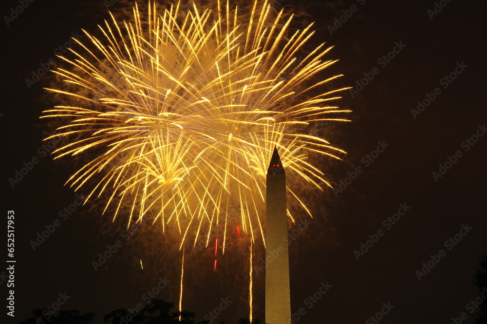 Fireworks at the Washington Monument (1)