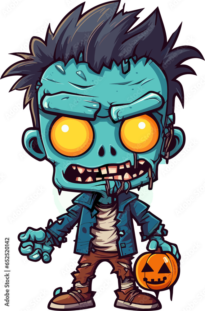 cartoonish halloween zombie cartoonish halloween zombie