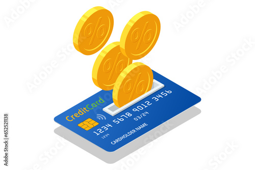 Cash back service, financial payment label. Vector illustration