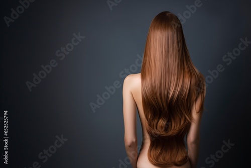 hair back and a woman with beauty and cosmetic hairdressing