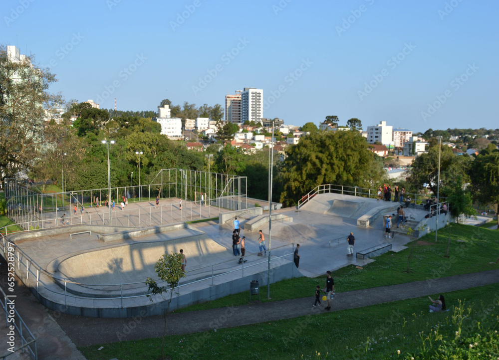 Obraz premium Pista de Skate. Ar livre