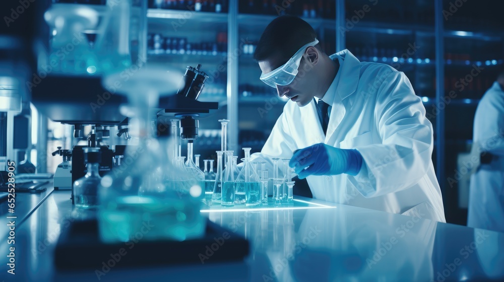 Scientist in the laboratory Scientist in the laboratory