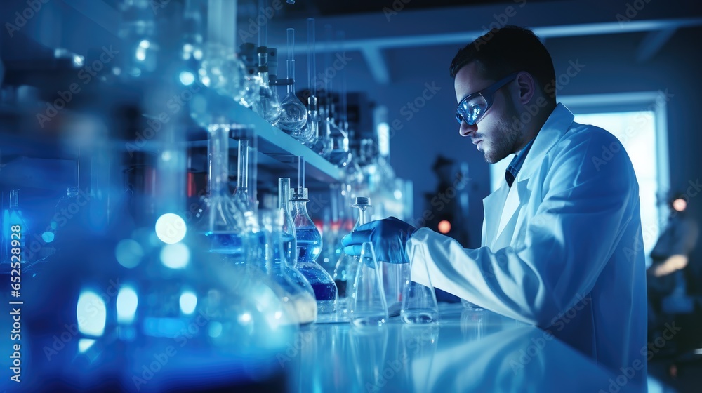Scientist in the laboratory Scientist in the laboratory
