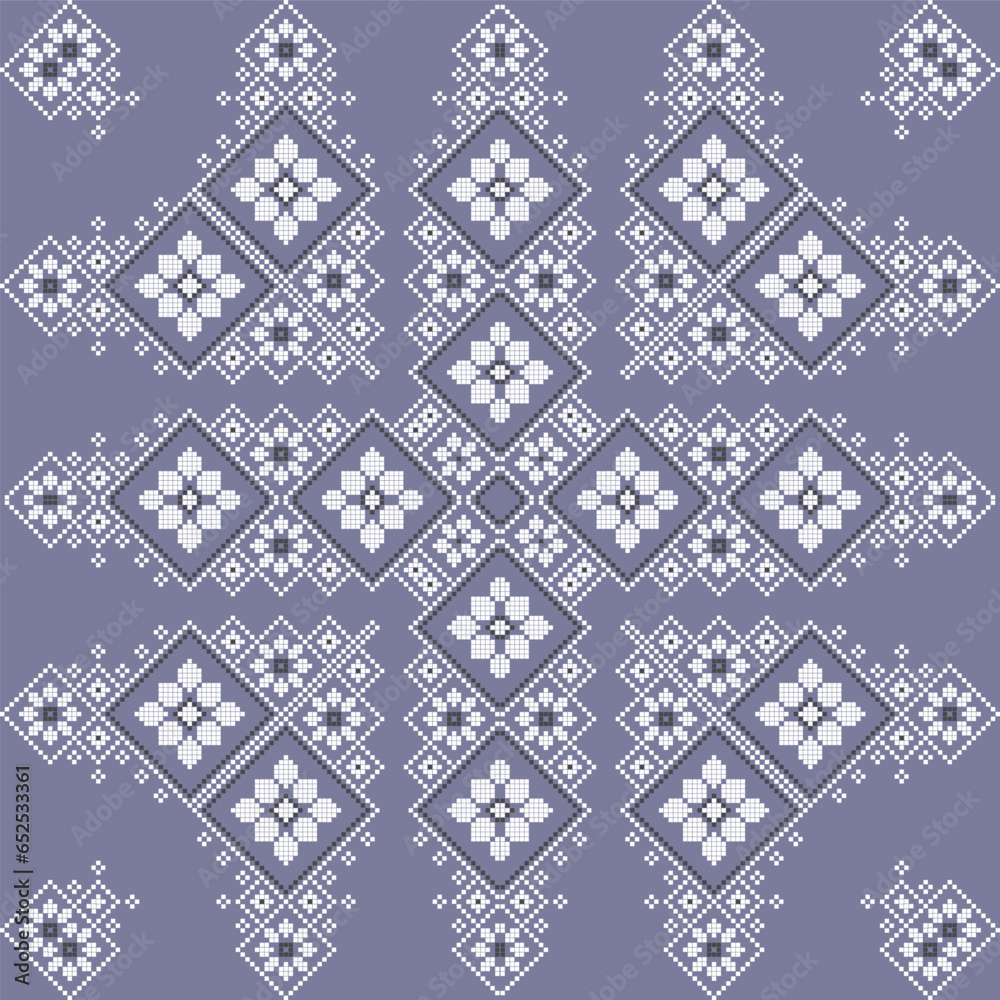 Ethnic seamless pattern in Russian and Ukrainian style. Ornament. Tribal pattern. Folk motive. Can be used for wallpaper,  home textile, packaging, background, decoration.