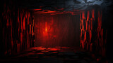 Red cave fragment for background