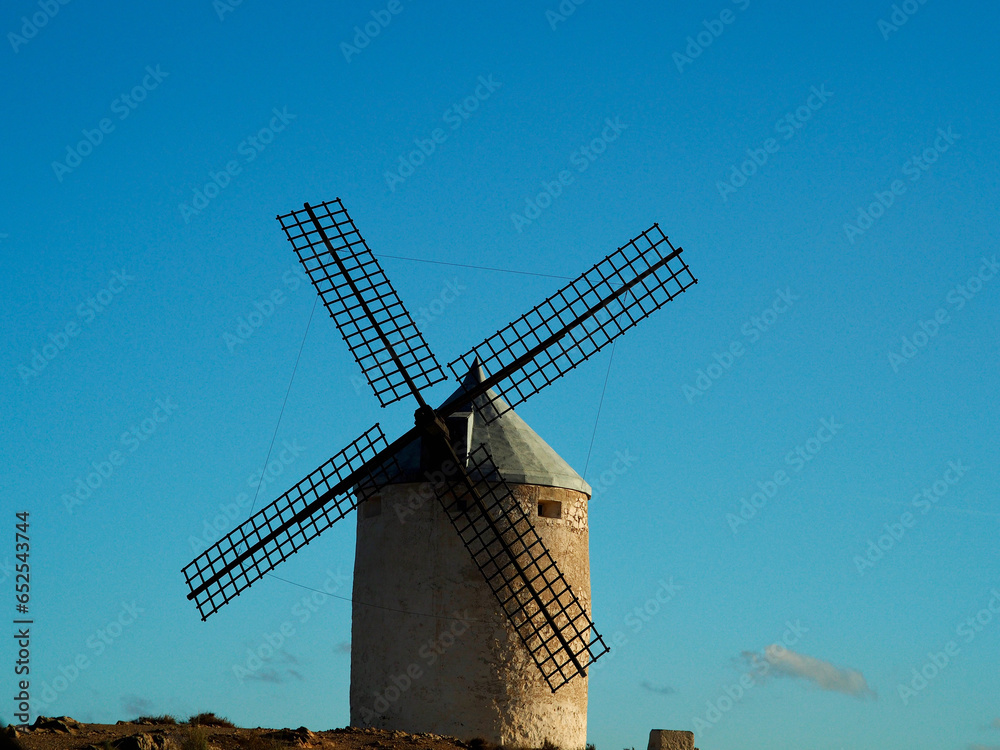 スペインの青空と風車
