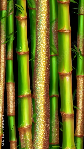 Tableau sur toile Bamboos Phone Wallpaper