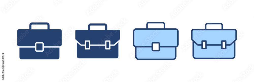 Briefcase icon vector. suitcase sign and symbol. luggage symbol. Briefcase icon vector. suitcase sign and symbol. luggage symbol.