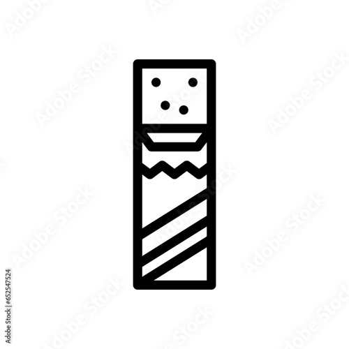 chewing gum line icon