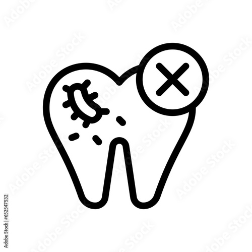 infection line icon