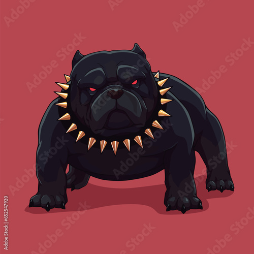 American bully pitbull dog bulldog	
